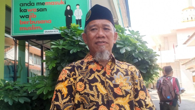 Direktur Ponpes Al Mukmin Ngruki, Ustaz Yahya. FOTO: Agung Santoso