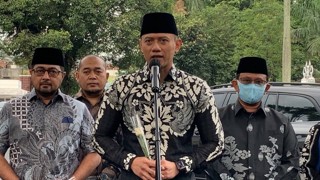 Agus Harimurti Yudhoyono (AHY) kunjungi Gedung Pakuan Bandung, Rabu (8/6/2022).  Foto: Dok. Ulfah Salsabilah