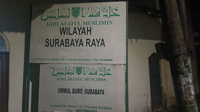 Sekretariat Khilafatul Muslimin Surabaya. Foto: Farusma Okta Verdian/kumparan