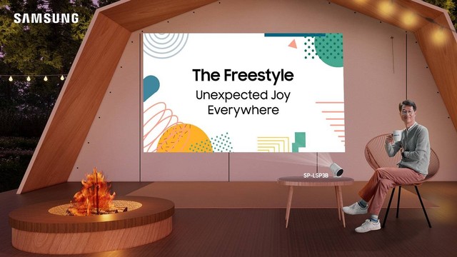 Proyektor Samsung The Freestyle. Foto: Dok. Samsung