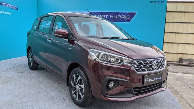 Wujud dari Suzuki Ertiga Hybrid terbaru. Foto: Sena Pratama/kumparanOTO