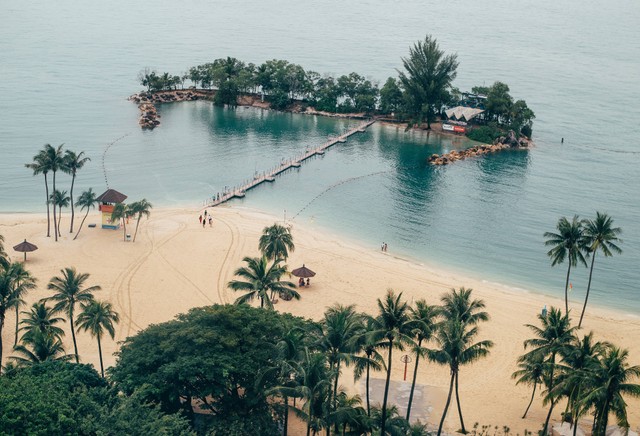 Pantai di Singapura, Foto: Unsplash/Annie Spratt