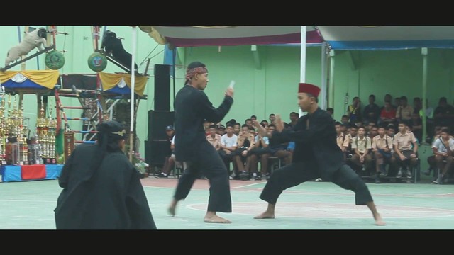 Ilustrasi seni bela diri pencak silat (Sumber gambar: Dokumentasi pribadi)