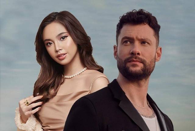 Lyodra Ginting dan Calum Scott Foto: Instagram/lyodraofficial