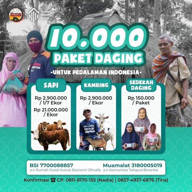 Program 10.000 Paket Daging untuk Pedalaman Indonesia