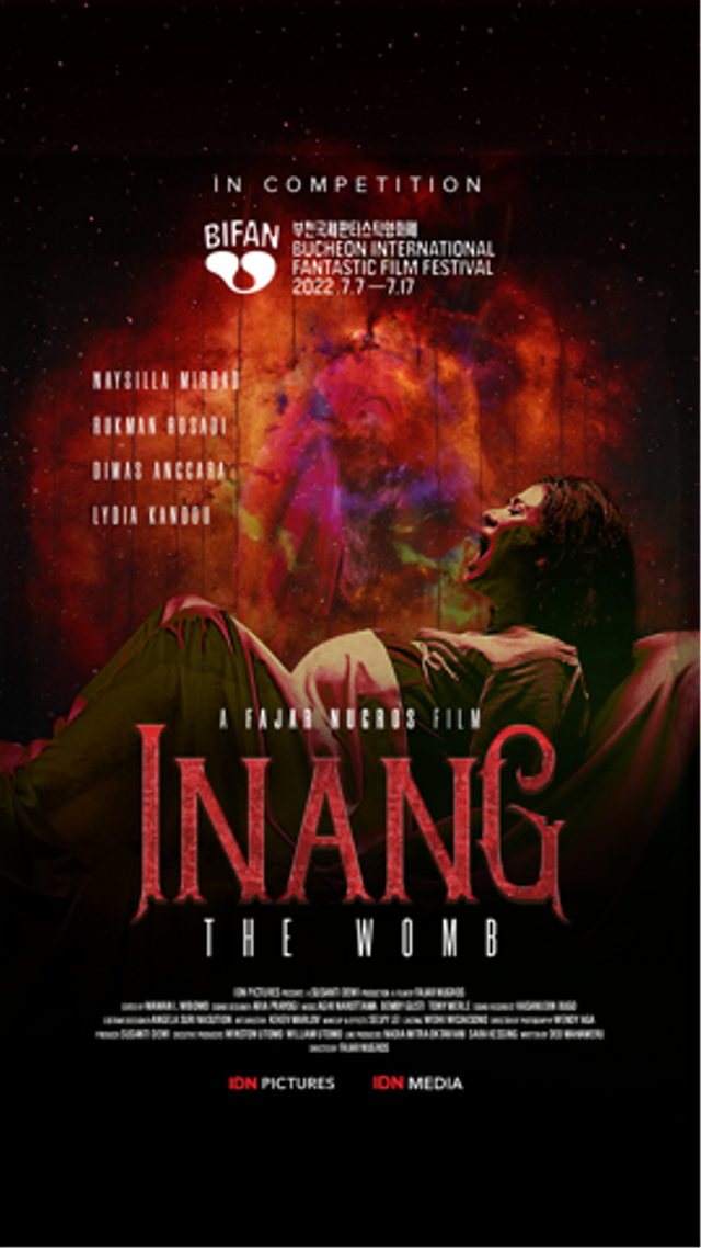 Poster resmi 'Inang' (judul internasional: 'The Womb' horor pertama garapan Fajar Nugros menggebrak skena horor internasional | Dok. IDN Pictures.