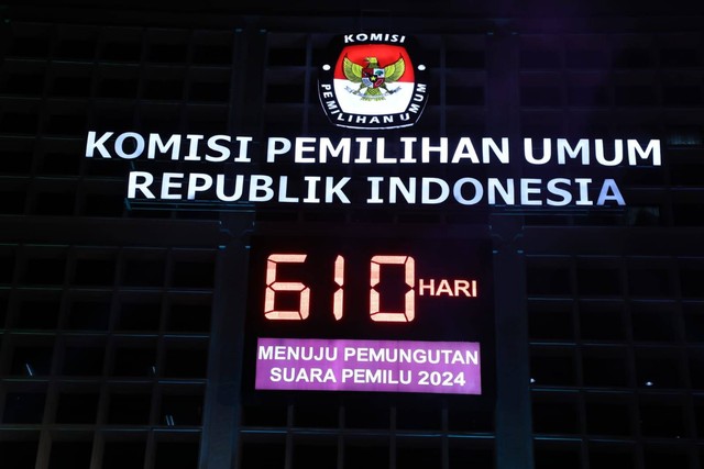 Suasana peluncuran Tahapan Pemilu 2024 di KPU, Jakarta, Selasa (14/6/2022). Foto: Aditia Noviansyah/kumparan
