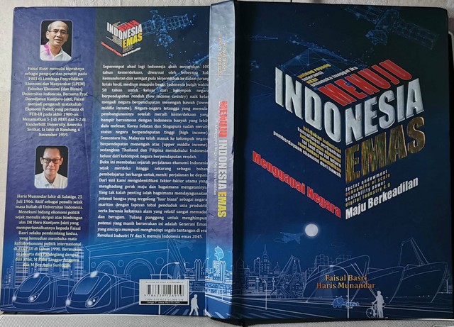 Sampul buku 'Menuju Indonesia Emas, Menggapai Negara Maju Berkeadilan'. Foto: Dokpri