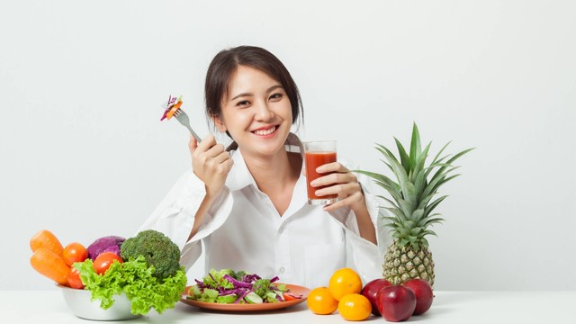 Ilustrasi makanan sehat. Foto: ME Image/Shutterstock