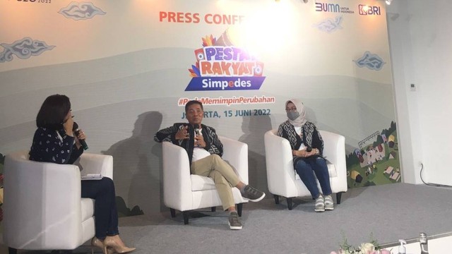 Talk show Pesta Rakyat Simpedes 2022 di Gedung Sarinah, Jakarta Pusat, Rabu (15/6/2022). Foto: Galang/kumparan