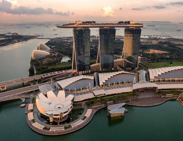 Hotel Dekat Marina Bay Sands, Foto: Unsplash/Hu Chen