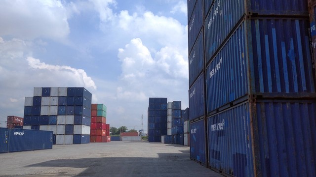 Peresmian Containter Logistic Center (CLC) Meratus Semarang, Rabu (15/6/2022). Foto: Intan Alliva Khansa/kumparan