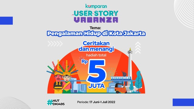 User Story Vaganza - HUT DKI Jakarta ke-495 Foto: Diptanta Wahya/kumparan