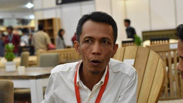 Wakil Ketua Organizing Committee Jogja International Furniture & Craft Fair Indonesia (JIFFINA) 2022, Endro Wardoyo. (Foto ANTARA/Riski Mario Johannes Parhusip/mg.yk/agusp)