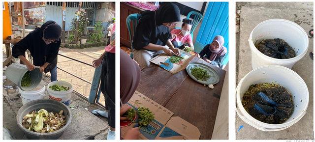 Proses Pembuatan Pupuk Kompos oleh Kelompok 31
