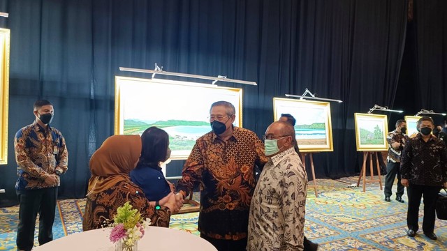 SBY di acara mengenang Ani Yudhoyono, Minggu (19/6/2022). Foto: Annisa Thahira Madina/kumparan