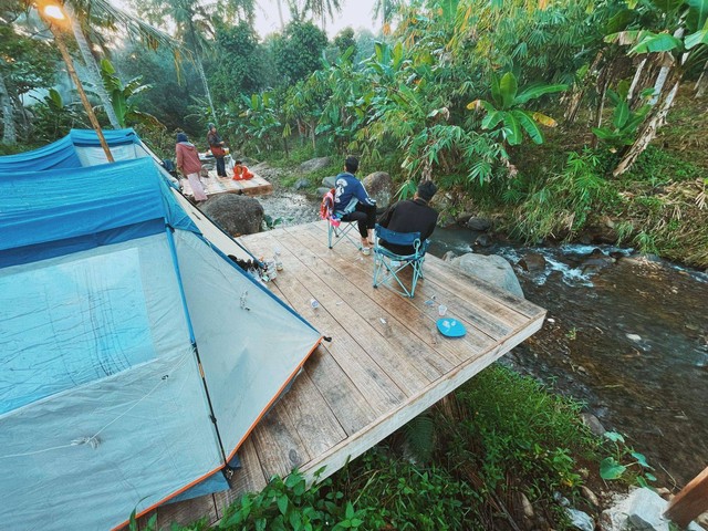 Banyoe Pethoek: Alternatif Spot Camping Seru di Pinggir Sungai di Bandar Lampung (2)