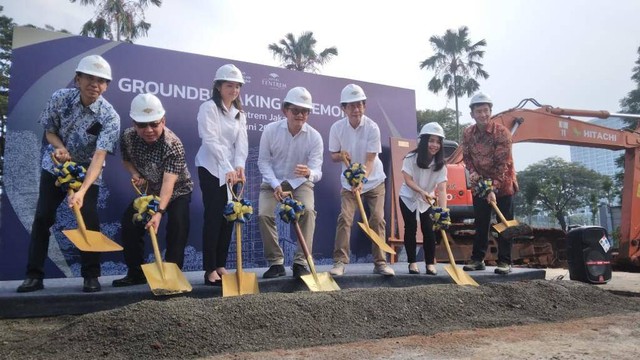 Acara Groundbreaking Hotel Tentrem Jakarta di Alam Sutera. Foto: Dok. kumparan