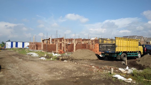 Area bakal perumahan bagi PNS yang terletak di kawasan Bandulan Baru, Kecamatan Sukun, Kota Malang. Foto: Feni Yusnia