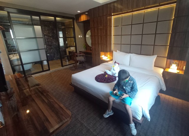 Salah satu tipe kamar di Royal Regantris Cendana. Foto-foto: Masruroh/Basra