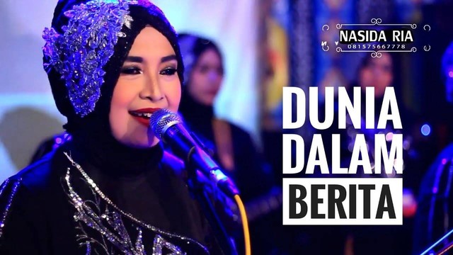 Ilustrasi tangkapan layar video klip Dunia dalam Berita oleh Nasida Ria. Foto: YouTube/NASIDA RIA MANAGEMENT