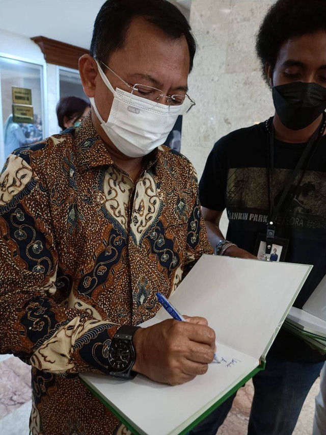 Terawan Agus Putranto di Gedung DPR RI, Senin (20/6/2022). Foto: Ainun Nabila/kumparan