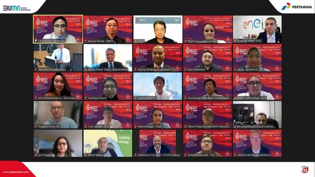 B20 Indonesia menggelar forum dialog The Energy Transition In Growth Markets, Selasa (21/06/2022). Foto: Pertamina