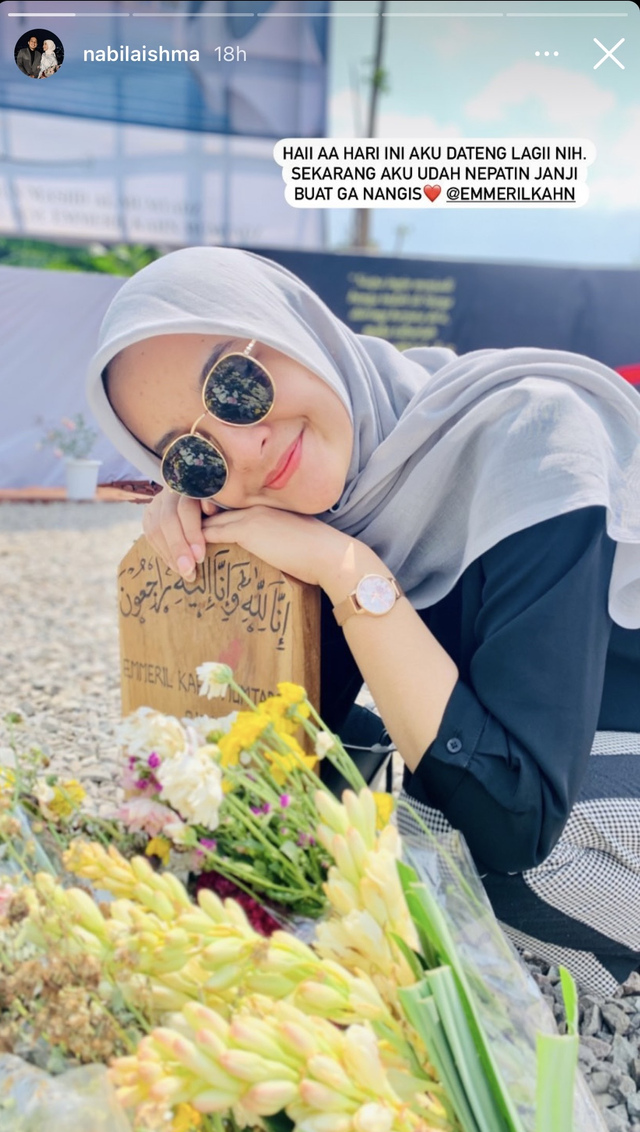 Unggahan Instagram Story Nabila Ishma. Foto: Instagram/@nabilaishma