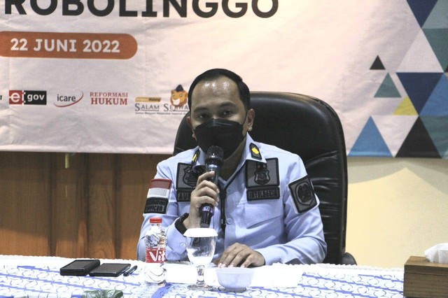 Kepala Seksi Inteldakim, Aurizal W Hakim. Foto: dok Imigrasi Malang
