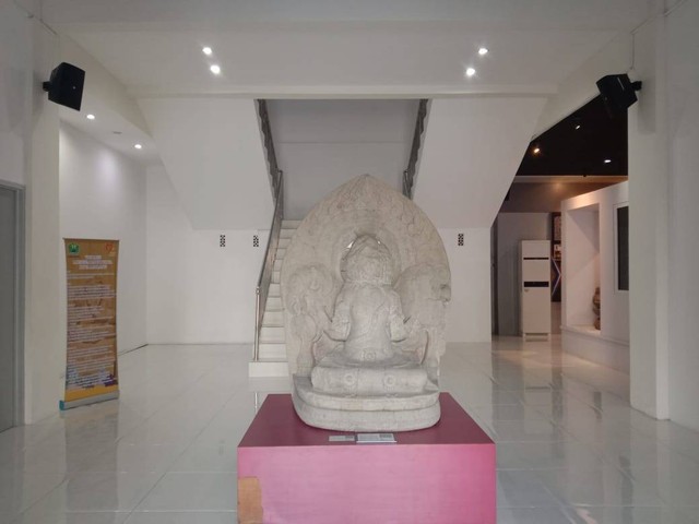 Arca Brahma Caturmuka yang merupakan salah satu masterpiece Museum Mpu Purwa. Foto: M Sholeh