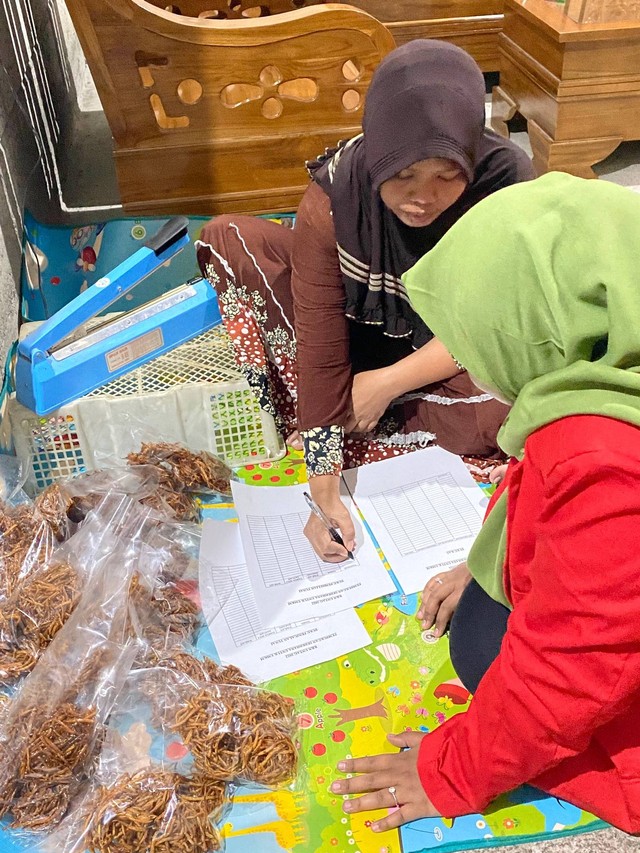 Sumber: Penulis, Pendampingan Pembukuan Keuangan Harian Secara Sederhana dengan Mitra UMKM.