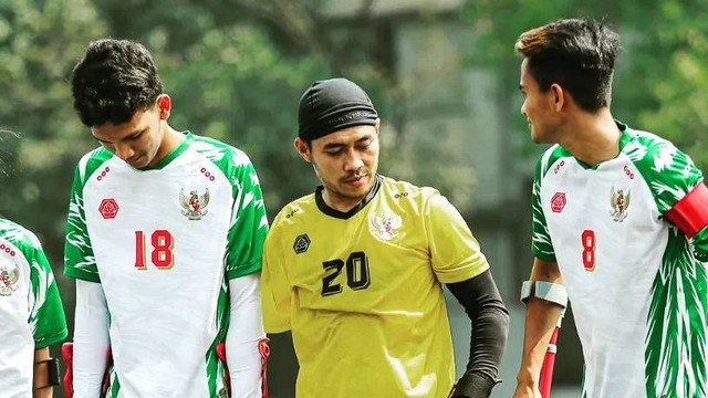 Kiper Timnas Amputasi Indonesia, Junaidi Abdillah. Foto: Instagram/@juanjun11