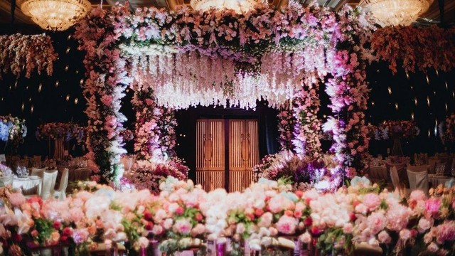 Resepsi pernikahan Putri Tanjung. Foto: Instagram/@putri_tanjung