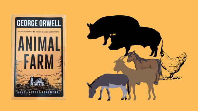 Gambar novel Animal Farm (Sumber: dokumen pribadi)