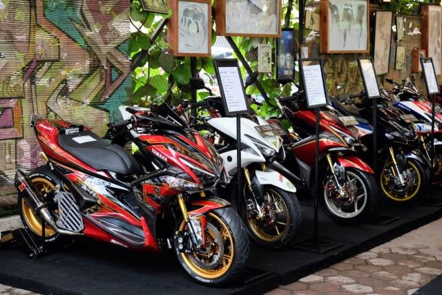 Deretan modifikasi Yamaha Aerox Foto: Bangkit Jaya Putra/kumparan
