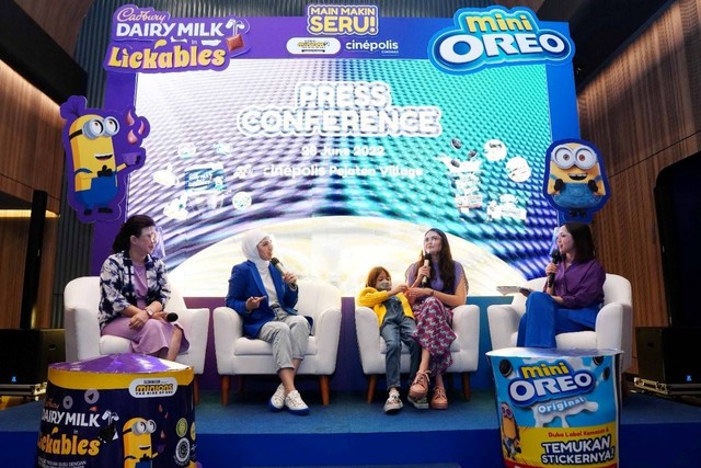 Cadbury dan Oreo luncurkan kemasan khusus berkolaborasi bersama Minions. Foto: Mondelez Indonesia