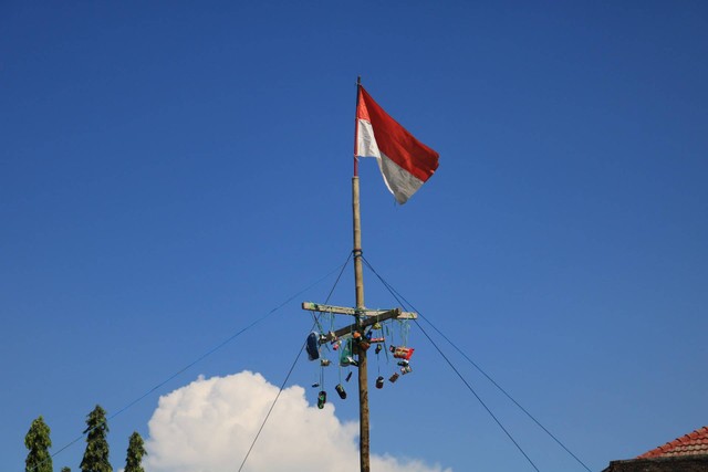 Ilustrasi bendera Indonesia. Foto: Unsplash