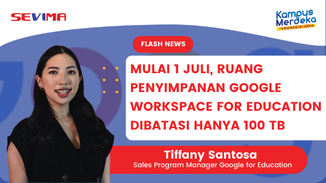 Ruang Penyimpanan Google Workspace for Education Dibatasi Hanya 100 Tb
