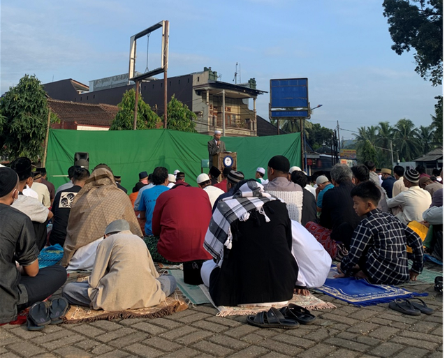 Kegiatan Khutbah Hari Raya Idul Fitri (Dokumentasi Pribadi)