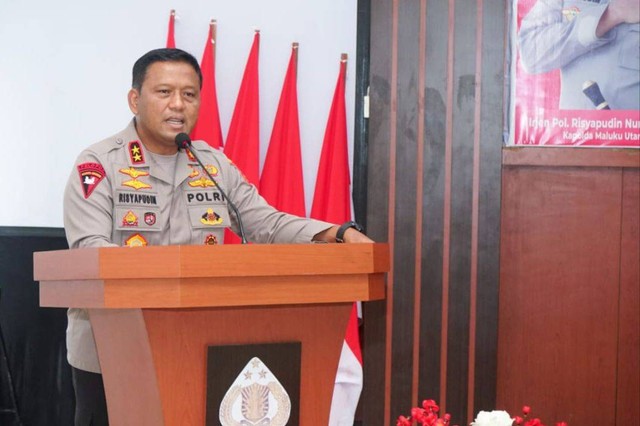 Kapolda Maluku Utara Irjen Pol Risyapudin. Foto: Istimewa