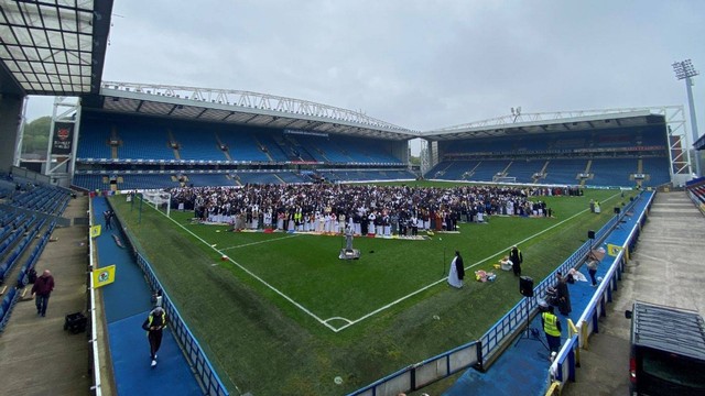 Stadion Blackburn Rovers ketika Idul Fitri. Foto: Dok. Blackburn Rovers