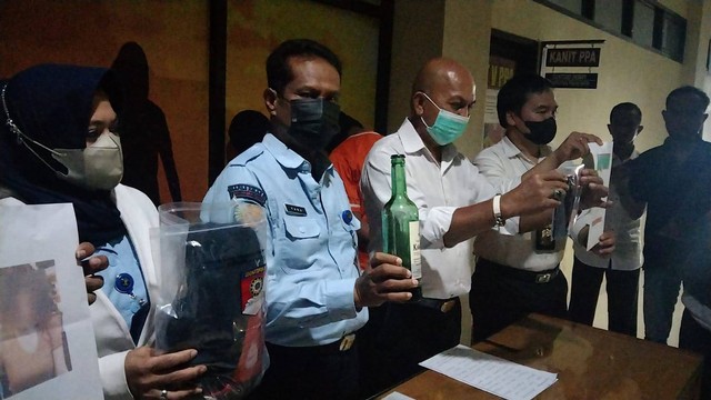Unit PPA Satreskrim Polresta Bandar Lampung ungkap kasus Tindak Pidana Perdagangan Orang. | Foto: Bella Sardio/ Lampung Geh