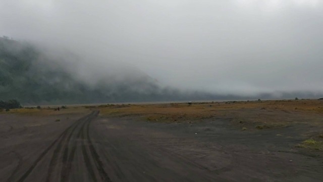 Sensasi off-road membelah lautan pasir Bromo. Foto: Gitario Vista Inasis/kumparan