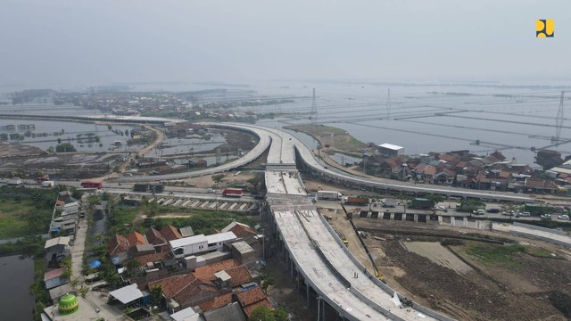 Progres Tol Semarang-Demak, Senin (4/7/2022). Foto: Kementerian PUPR