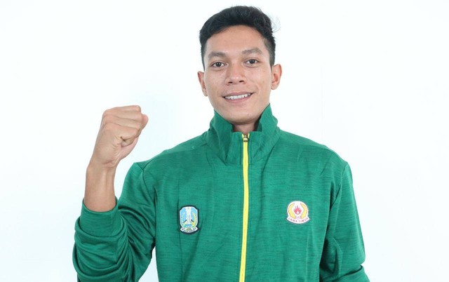 Atlet Panjat Tebing Fatchur Rozi (Dok: Humas UM Surabaya)