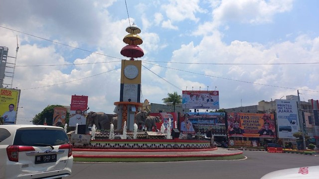 Tugu Adipura Provinsi Lampung | foto: Sinta Yuliana/Lampung Geh