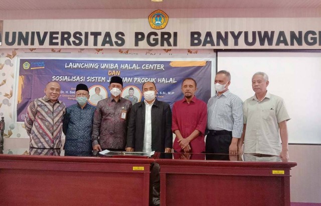 Launching Uniba Halal Center dan sosialisasi sistem jaminan produk halal, Universitas PGRI Banyuwangi