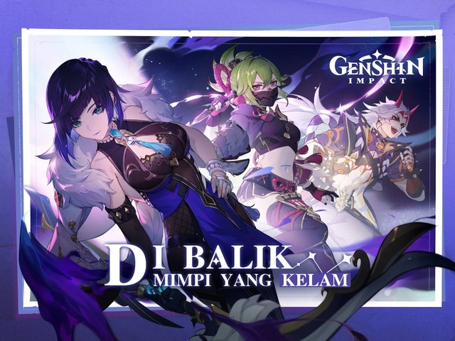 Ilustrasi Yelan Genshin Impact. Foto: Google Play Store