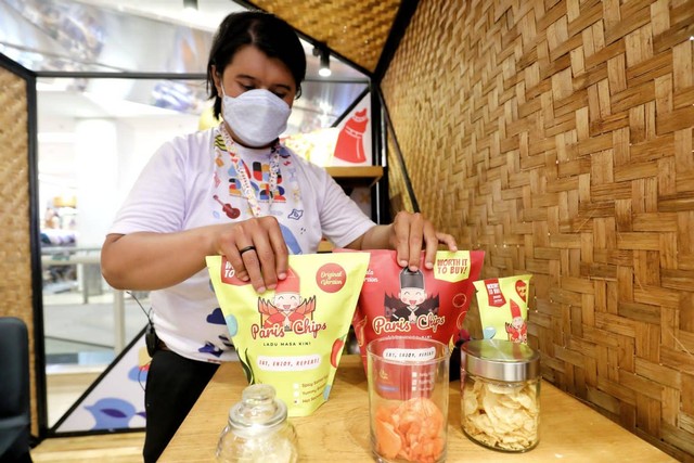 Pelaku UMKM di Transmart Padang, Kota Padang, Sumatera Barat. Foto: Dok. Istimewa