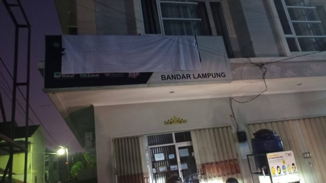 Kantor ACT Kota Bandar Lampung ditutup | Foto: Hermawan, Humas